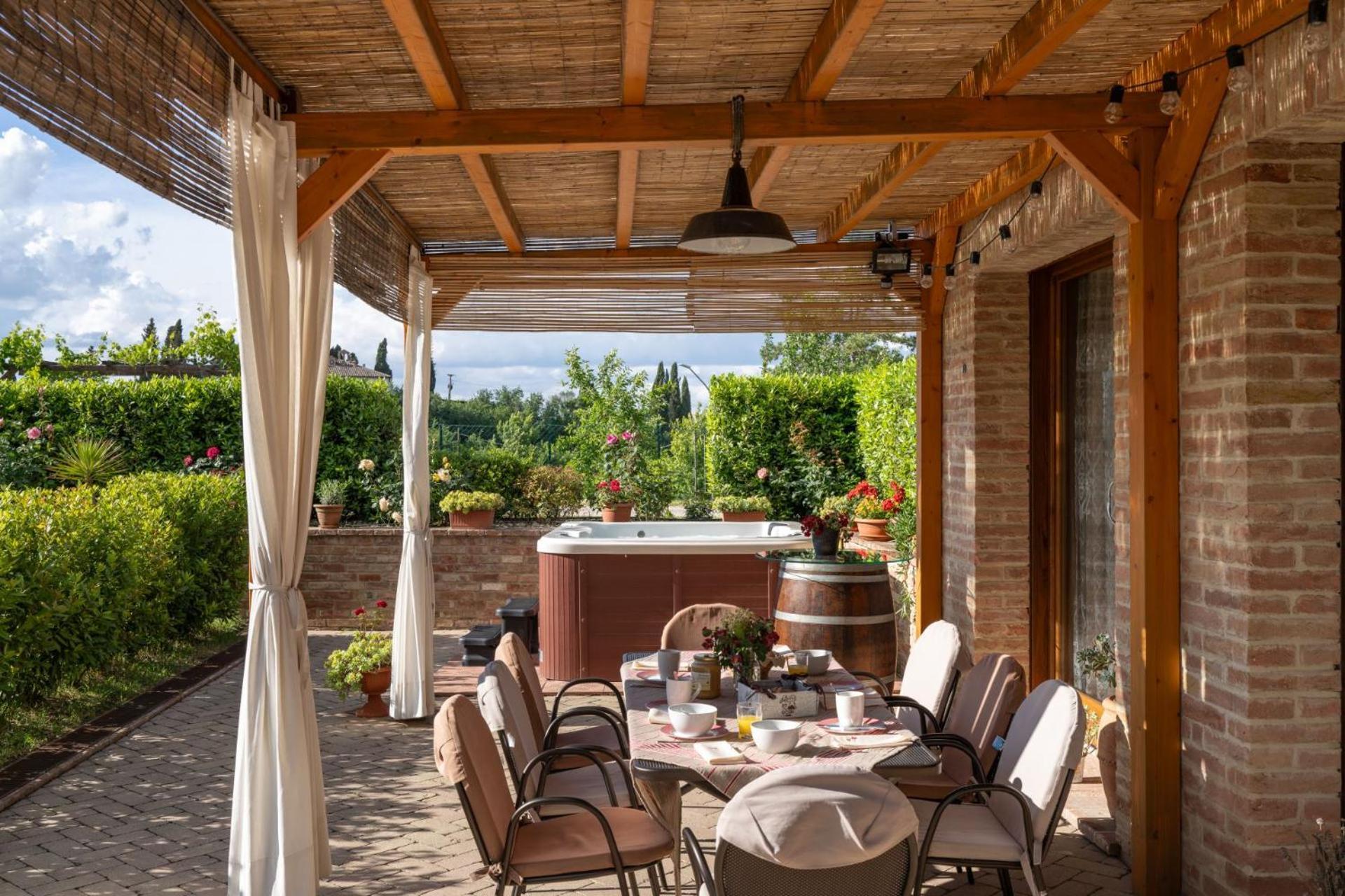 La Capanna Di Elfo Luxury Villa View Siena Cameră foto